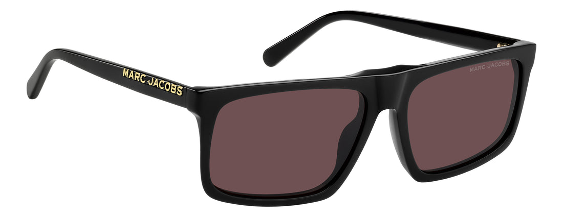 Occhiali da sole marc jacobs marc 934/s oit 4s negro rectangular femenino taglia 58mm - Vista dettagliata