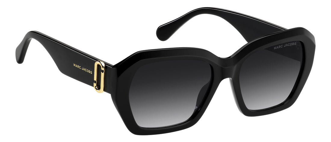 Occhiali da sole marc jacobs marc 922/s 807 9o negro rectangular femenino taglia 55mm - Vista dettagliata