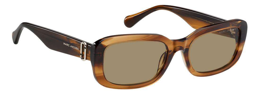 Occhiali da sole marc jacobs marc 925/s ex4 qt marron rectangular femenino taglia 55mm - Vista dettagliata