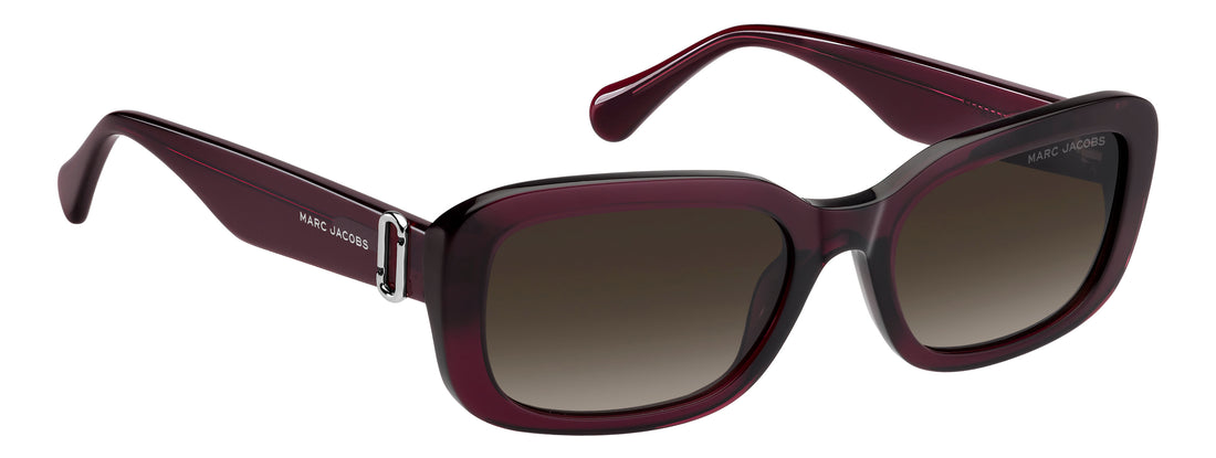 Occhiali da sole marc jacobs marc 925/s lhf ha burdeos rectangular femenino taglia 55mm - Vista dettagliata