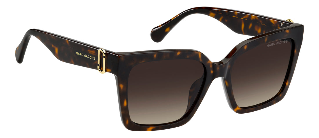 Occhiali da sole marc jacobs marc 926/g/s 086 ha havana rectangular femenino taglia 55mm - Vista dettagliata