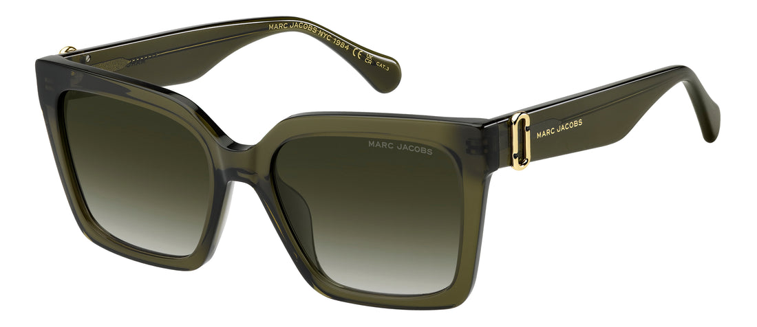 Occhiali da sole marc jacobs marc 926/g/s 1ed 9k verde rectangular femenino taglia 55mm - Vista principale