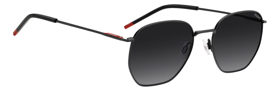 Sunglasses hugo hg 1429/s 003 9o negro rectangular masculino size 54mm - Detailed view