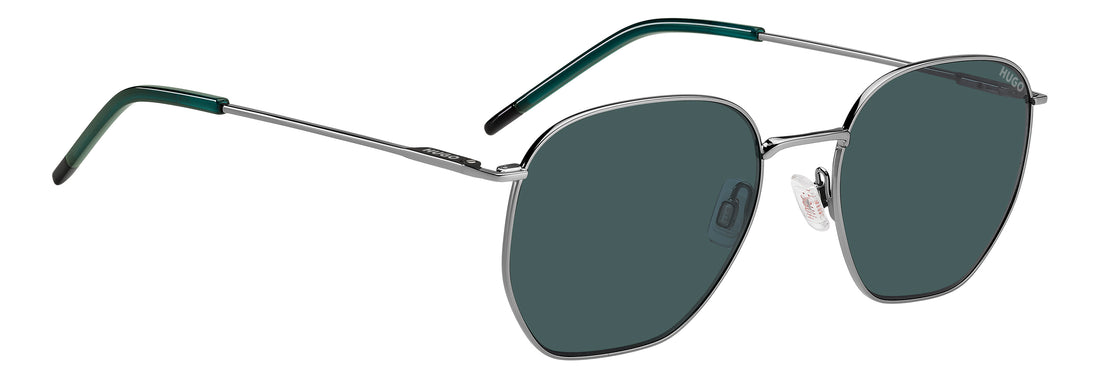 Sunglasses hugo hg 1429/s 6lb qt plateado rectangular masculino size 54mm - Detailed view