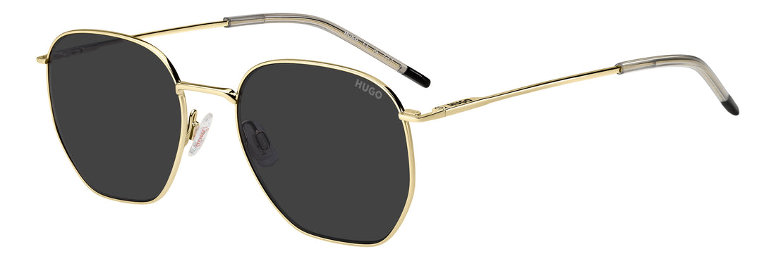 Sunglasses hugo hg 1429/s j5g ir dorado rectangular masculino size 54mm - Main view