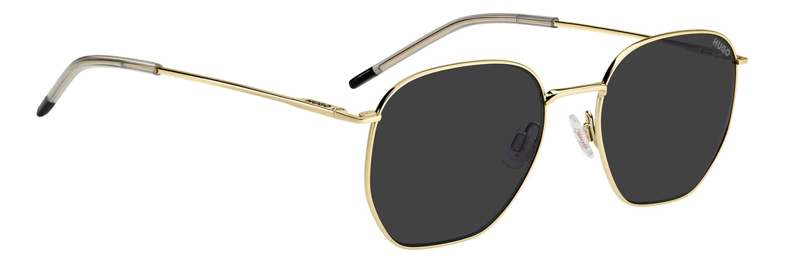 Sunglasses hugo hg 1429/s j5g ir dorado rectangular masculino size 54mm - Detailed view