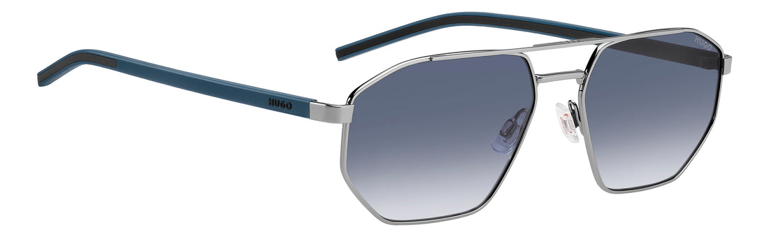 Sunglasses hugo hg 1433/s 6lb 08 plateado navigator masculino size 59mm - Detailed view