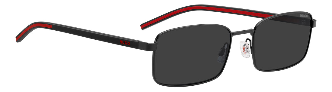 Sunglasses hugo hg 1434/s 003 ir negro rectangular masculino size 57mm - Detailed view
