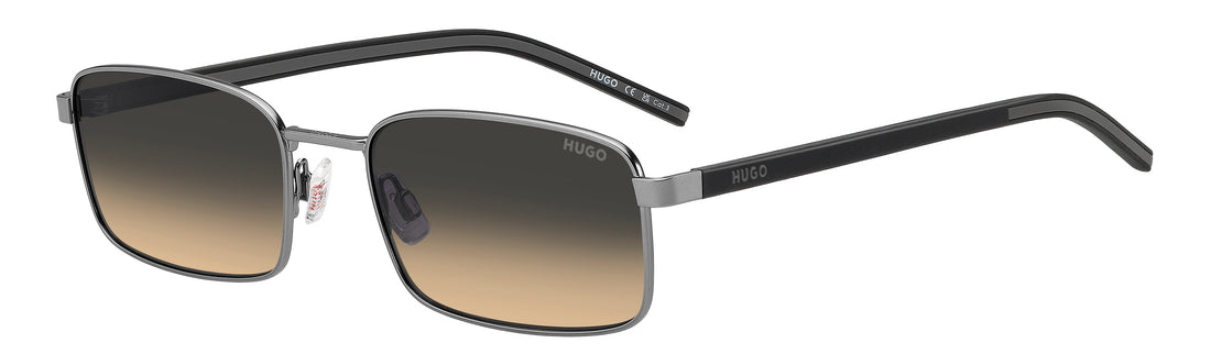 Sunglasses hugo hg 1434/s r81 ga plateado rectangular masculino size 57mm - Main view