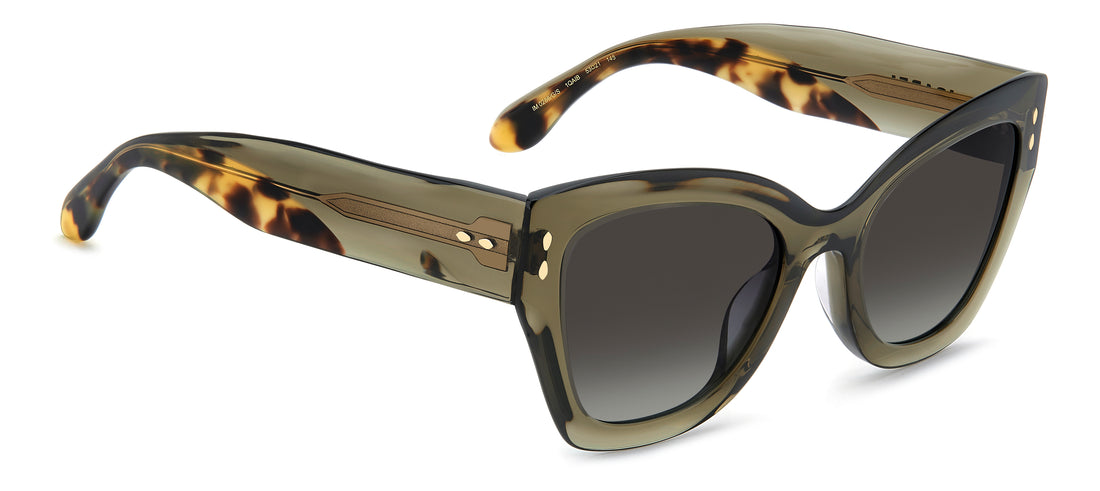 Gafas de sol isabel marant im 0286/g/s 1qa ib verde rectangular femenino talla 53mm - Vista de detalle