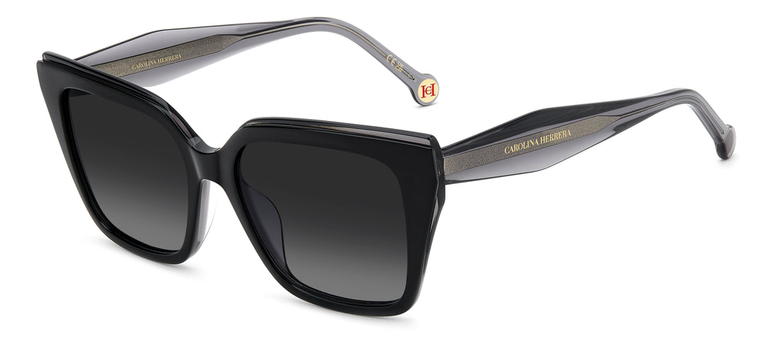 Solbriller carolina herrera her 0403/g/s 807 9o negro square femenino størrelse 54mm - Hovedvisning