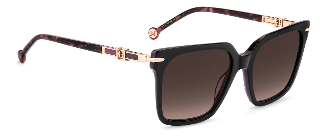 Solbriller carolina herrera her 0421/s eed ha rojo square femenino størrelse 56mm - Detaljeret visning