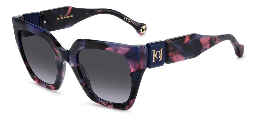 Solbriller carolina herrera her 0414/s 2tb gb negro square femenino størrelse 52mm - Hovedvisning