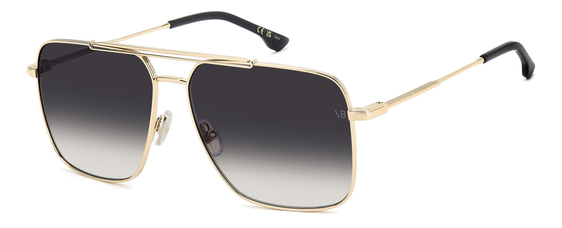 Solbriller victoria beckham vb 1019/s rhl 9o dorado rectangular femenino størrelse 60mm - Hovedvisning