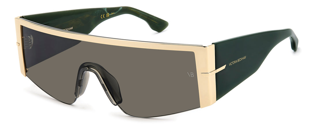 Solbriller victoria beckham vb 7015/s pef qt dorado mask femenino størrelse 99mm - Hovedvisning