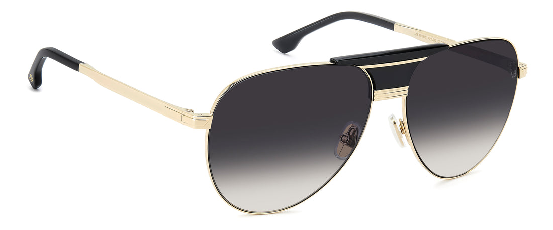 Zonnebrillen victoria beckham vb 7016/s rhl 9o dorado pilot femenino maat 60mm - Detailaanzicht