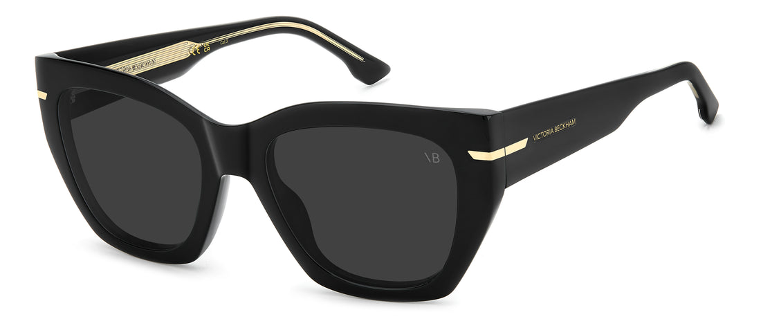 Zonnebrillen victoria beckham vb 7017/s 807 ir negro rectangular femenino maat 52mm - Hoofdaanzicht