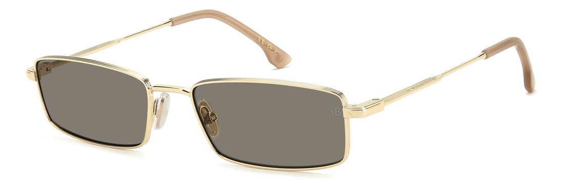 Zonnebrillen victoria beckham vb 1021/s bku qt dorado rectangular femenino maat 56mm - Hoofdaanzicht