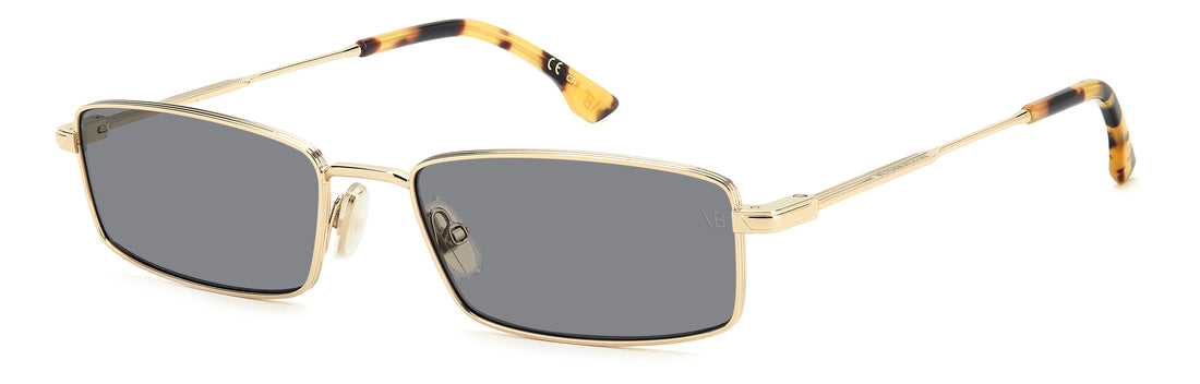 Zonnebrillen victoria beckham vb 1021/s hm2 ir dorado rectangular femenino maat 56mm - Hoofdaanzicht