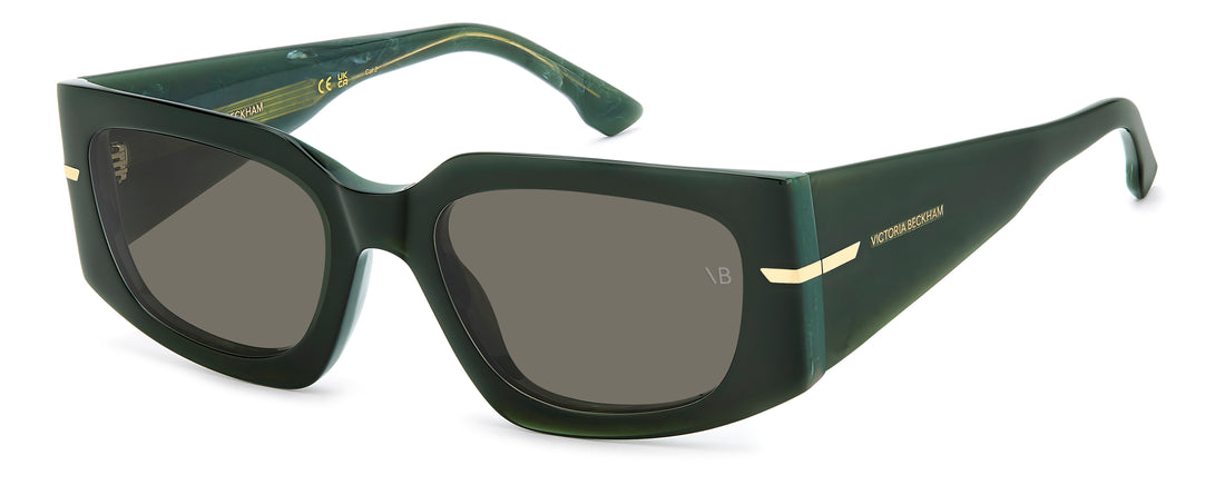 Zonnebrillen victoria beckham vb 7018/s jri qt verde rectangular femenino maat 53mm - Hoofdaanzicht
