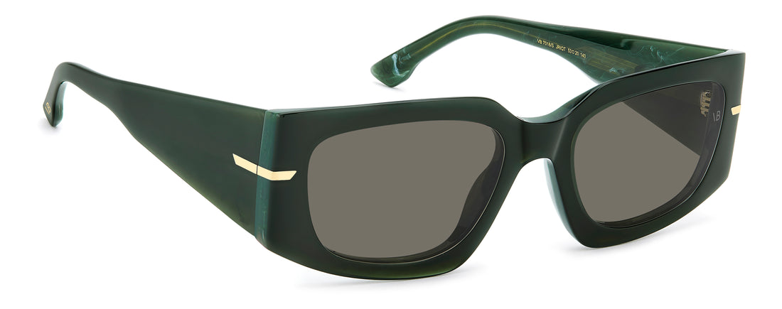 Zonnebrillen victoria beckham vb 7018/s jri qt verde rectangular femenino maat 53mm - Detailaanzicht