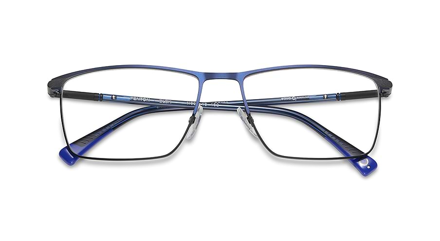 Occhiali da vista etnia barcelona fenton blbk azul masculino taglia 62mm - Vista dettagliata
