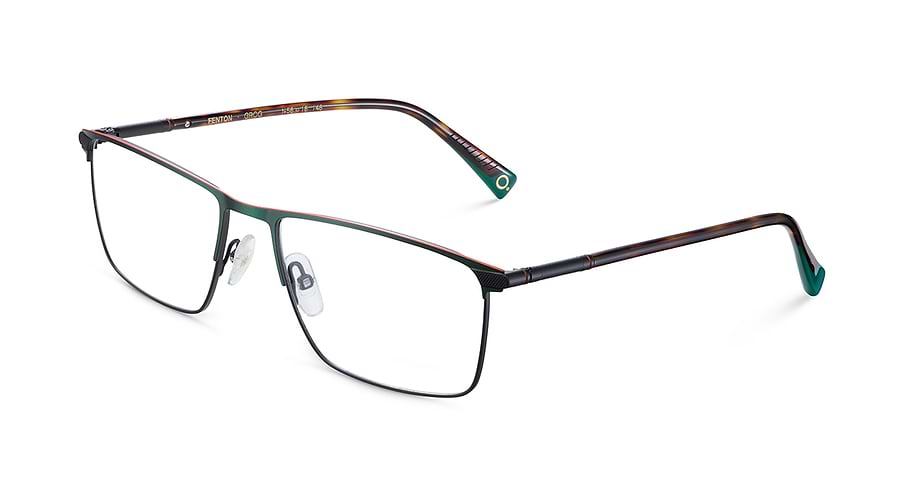 Occhiali da vista etnia barcelona fenton grog verde masculino taglia 58mm - Vista principale