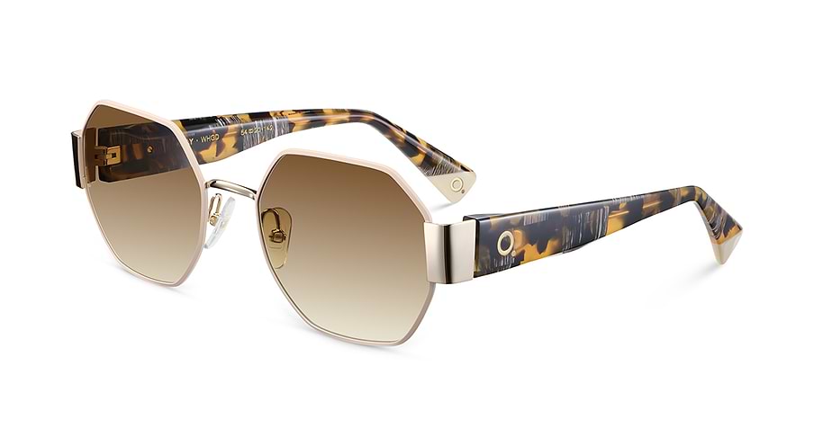 Solbriller etnia barcelona kelly sun whgd blanco geometric femenino størrelse 54mm - Hovedvisning
