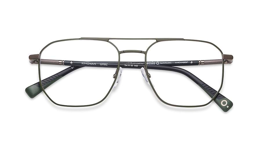 Okulary korekcyjne etnia barcelona kingman grbz verde masculino rozmiar 54mm - Widok szczegółowy