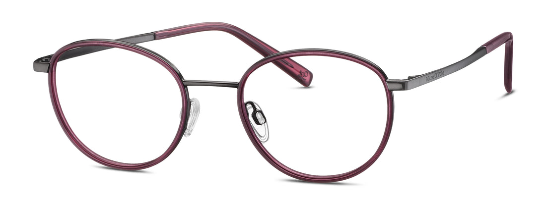 Lunettes de vue marc o'polo 501034 53 rojo unisex taille 46mm - Vue principale
