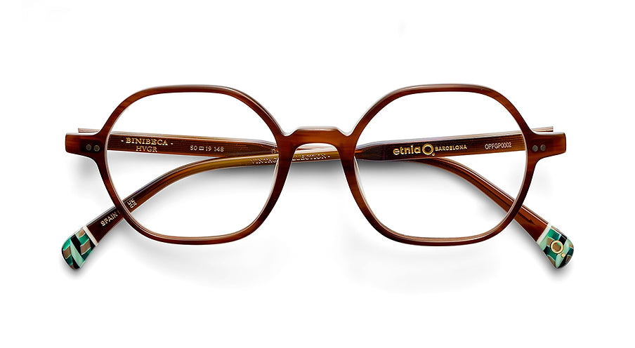 Brillen etnia barcelona binibeca hvgr havana unisex größe 50mm - Detailansicht