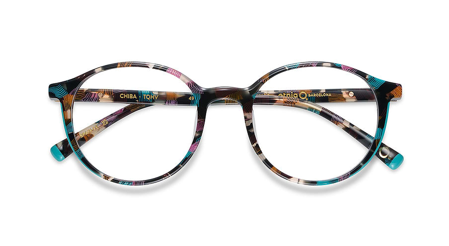 Gafas graduadas etnia barcelona chiba tqhv azul femenino talla 49mm - Vista de detalle