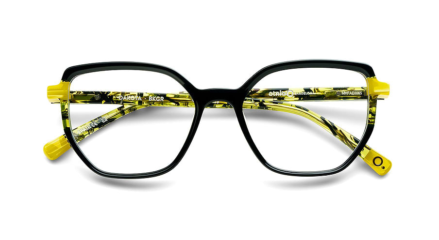 Óculos graduados etnia barcelona dakota bkgr femenino tamanho 52mm - Vista de detalhe