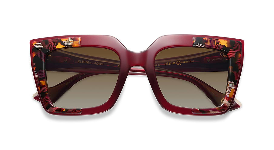 Gafas de sol etnia barcelona electra sun rdhv rojo square femenino talla 52mm - Vista de detalle