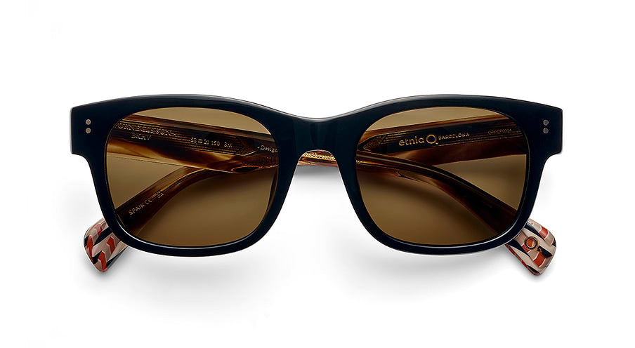 Zonnebrillen etnia barcelona fornells sun bkhv negro rectangular unisex maat 53mm - Detailaanzicht