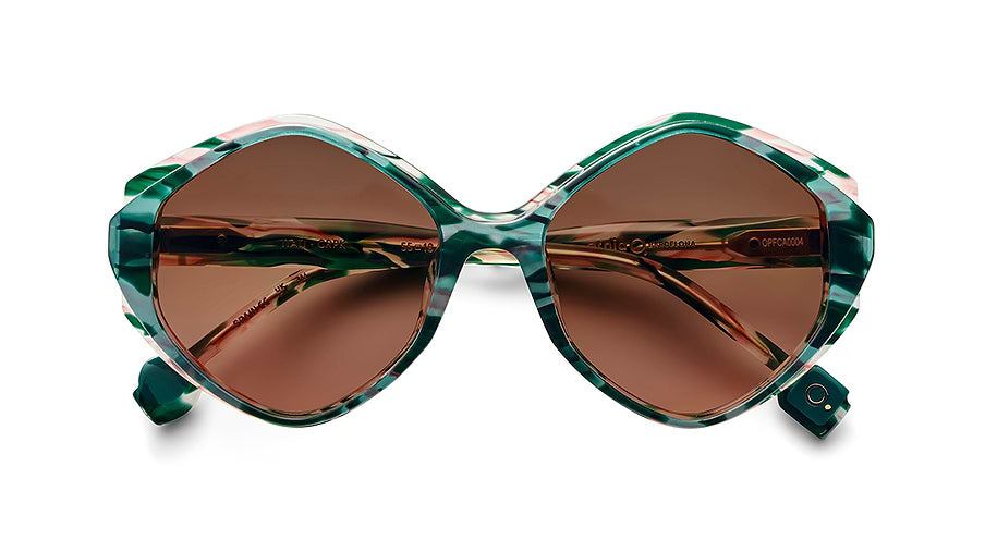 Occhiali da sole etnia barcelona itati sun grpk verde femenino taglia 55mm - Vista dettagliata