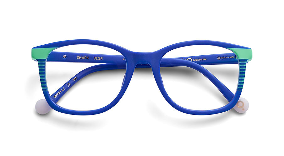 Gafas graduadas etnia barcelona shark blgr azul infantil talla 48mm - Vista de detalle