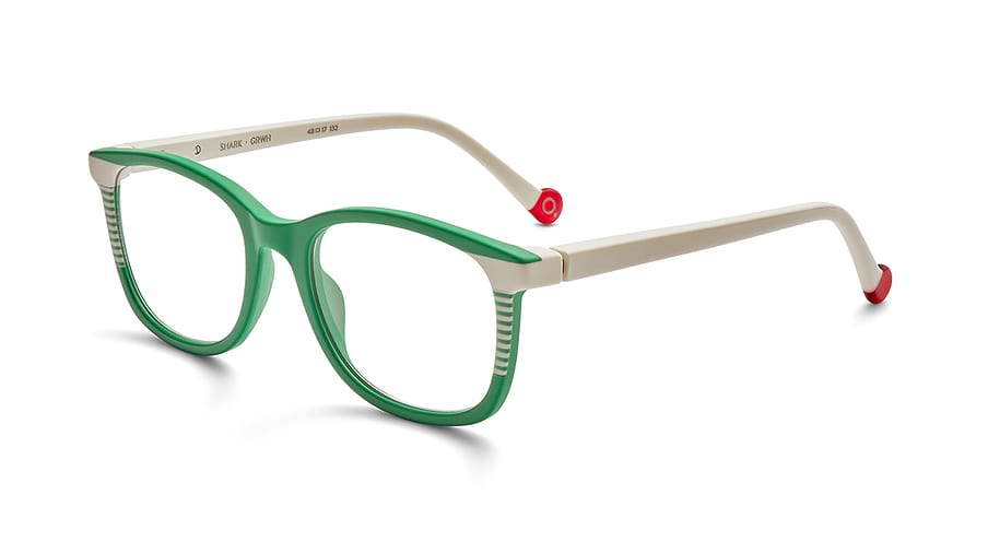 Gafas graduadas etnia barcelona shark grwh verde infantil talla 48mm - Vista principal