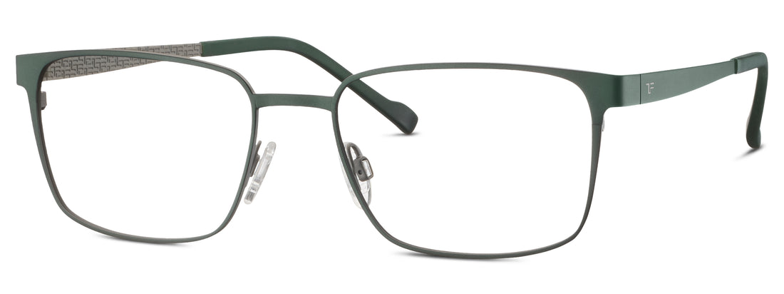 Prescription glasses titanflex 822035 40 verde masculino size 55mm - Main view