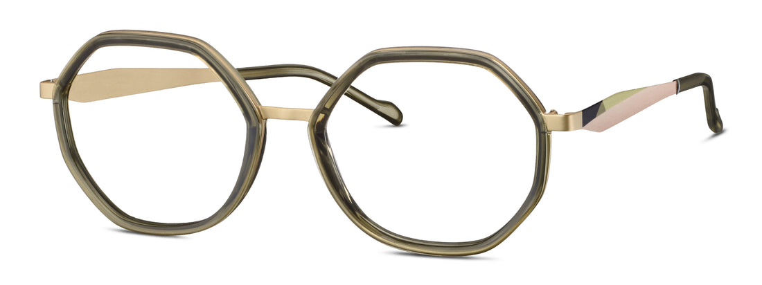 Prescription glasses titanflex 826053 24 dorado masculino size 53mm - Main view