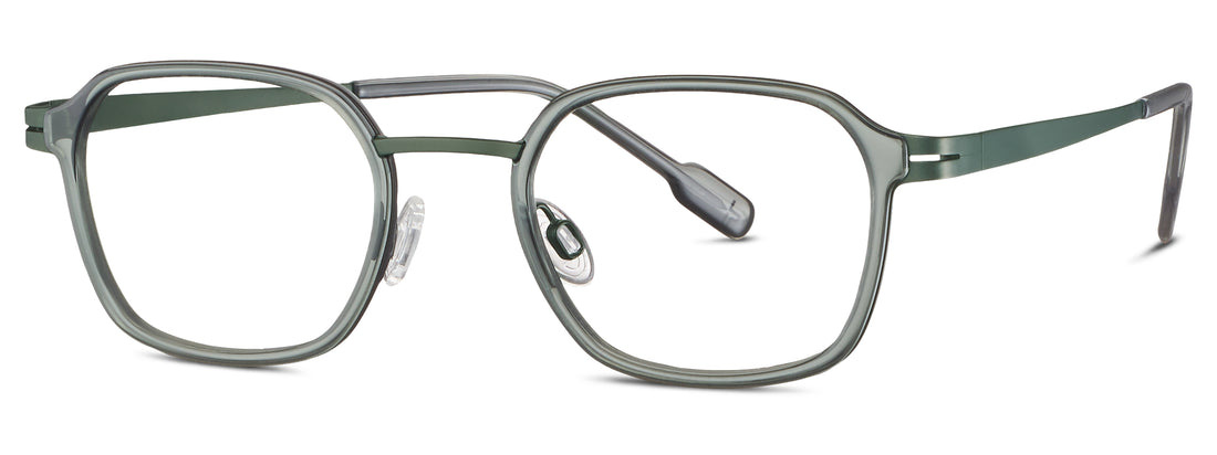 Occhiali da vista titanflex 830156 40 verde infantil taglia 42mm - Vista principale