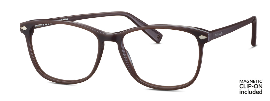 Prescription glasses brendel 903214 35 gris femenino size 53mm - Main view