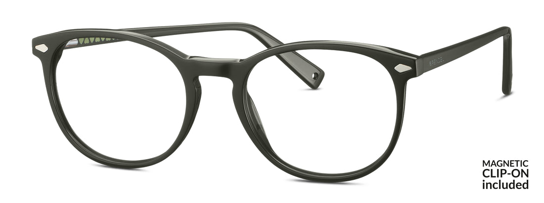 Prescription glasses brendel 903215 40 verde femenino size 52mm - Main view