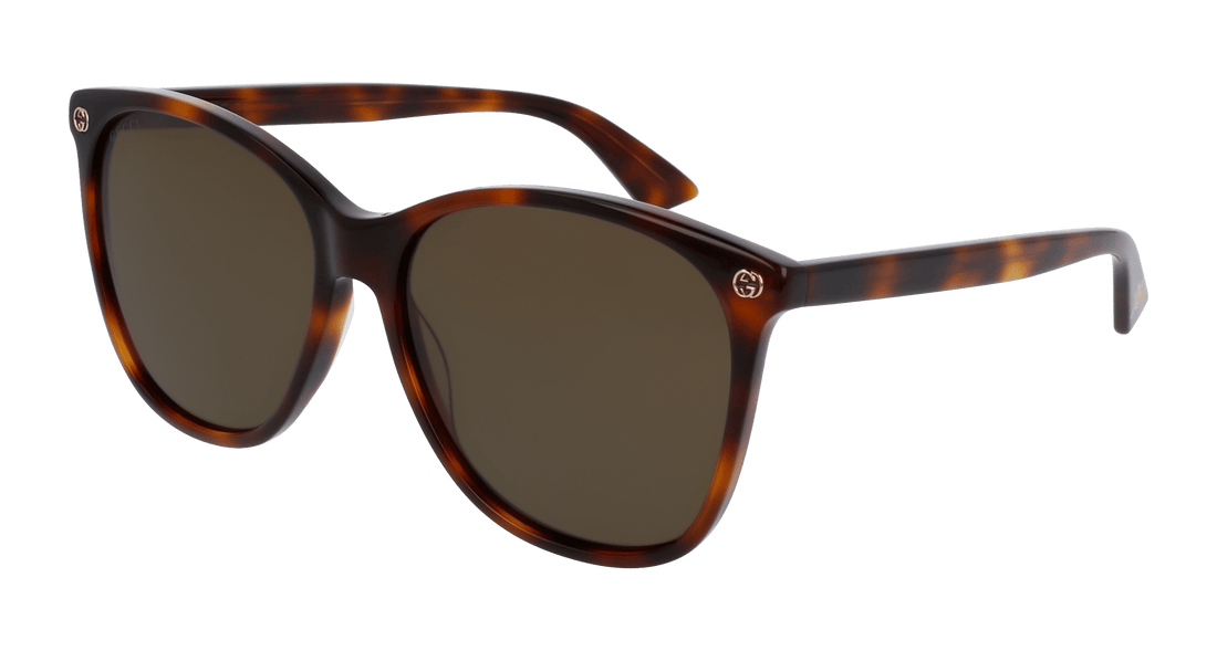 Sonnenbrillen gucci gg0024s 002 havana femenino größe 58mm - Hauptansicht