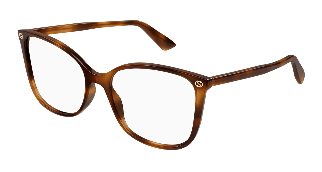 Prescription glasses gucci gg0026o 002 femenino size 53mm - Main view
