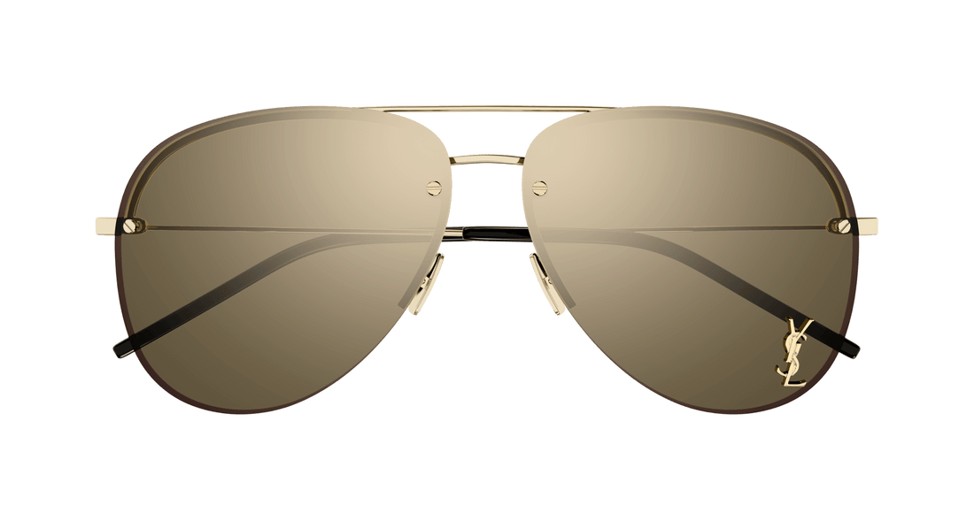 Occhiali da sole saint laurent classic 11 m 004 pilot unisex taglia 59mm - Vista dettagliata