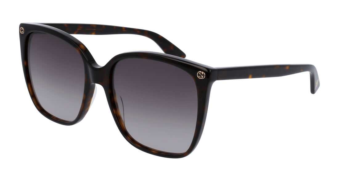 Óculos de sol gucci gg0022s 003 havana femenino tamanho 57mm - Vista principal