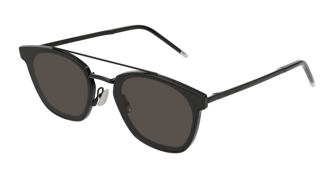 Lunettes de soleil saint laurent sl 28 metal 001 square unisex taille 61mm - Vue principale