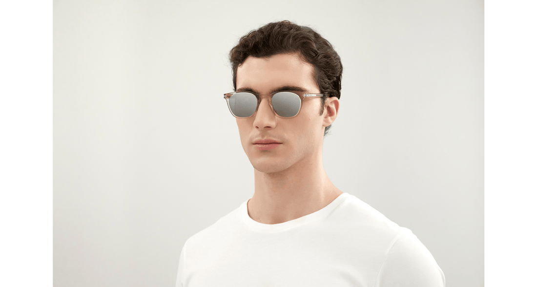Occhiali da sole saint laurent sl 28 slim 006 square unisex taglia 49mm - Vista dettagliata