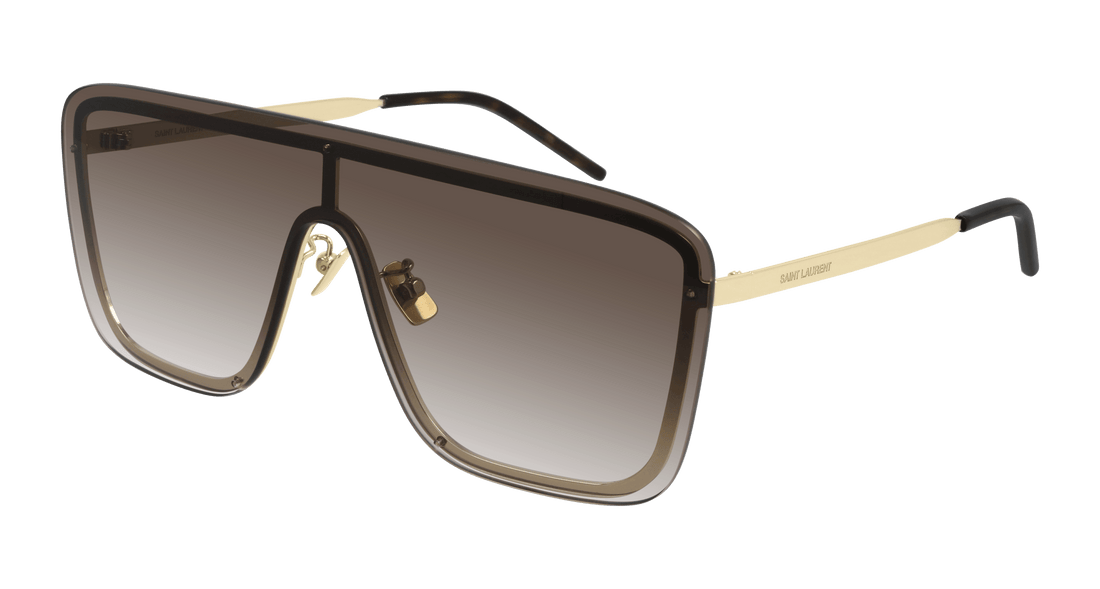 Occhiali da sole saint laurent sl 364 mask 006 unisex taglia 99mm - Vista principale